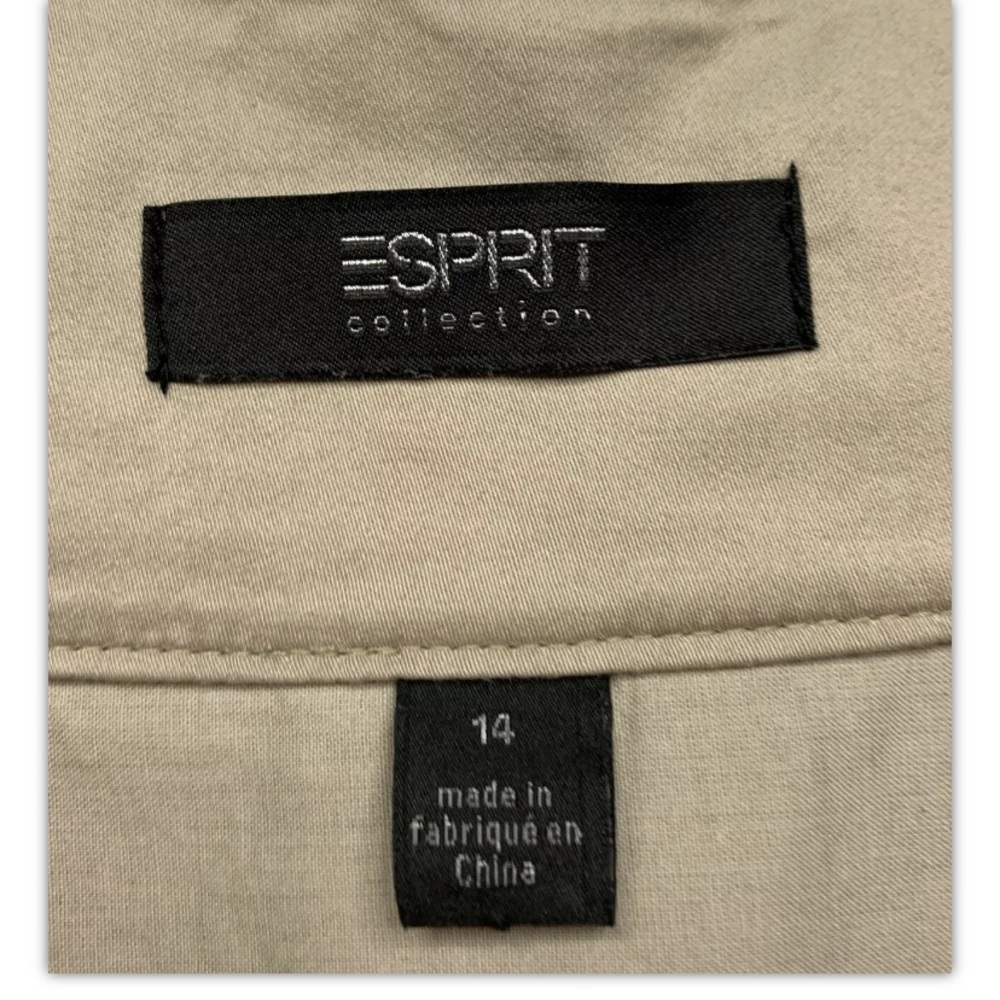 Esprit Size 14 Cotton A-Line Skirt French Look - Picture 5 of 5